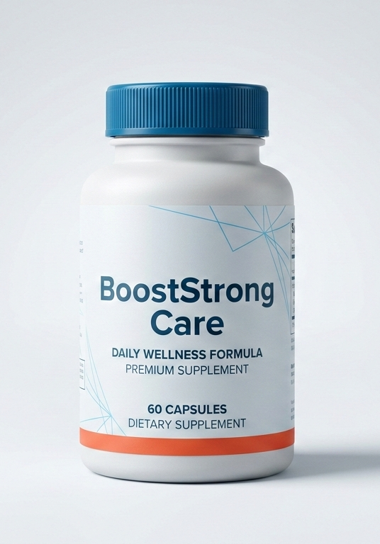 BoostStrong Care — embalagem do suplemento alimentar